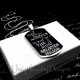 Personalized Motivational Fitness Dog Tag 