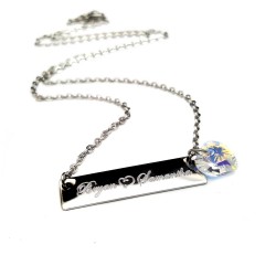Personalized Couples Bar Necklace 