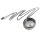 Silver Compass Coordinate Floating Locket 