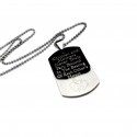 Mother and Child Dog Tag For Son 