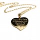 Love Story Crystal Heart Name Necklace