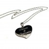 Personalized Heart Cutout Couples Necklace
