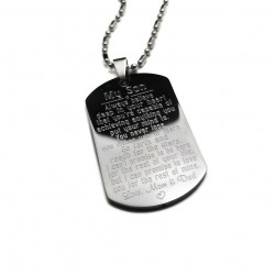 Personalized EMS Dog Tag Necklace 