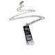 Personalized Sheet Music Initial Bar Necklace 