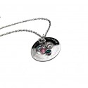 Birthstone Family Name Necklace 