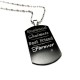 Brother Best Friend Black Dog Tag Necklace  