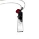 Swarovski Initial Rose Bar Necklace 