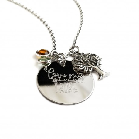 Where Life Begin's Mothers Quote Necklace