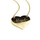 Blessed Mom Heart Necklace