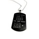 Every Child Has A Hero Black Dog Tag Necklace  