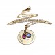 14k Gold Filled Family Swarovski Crystal Necklace 