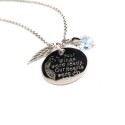Your Wings Were Ready Memorial Necklace 