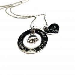 Personalized Engraved Pet Necklace 