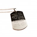 A Son's First Hero, A Daughter's First Love Dog Tag