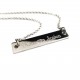 Personalized Couples Heart Bar Necklace 