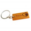  Paw Print Heart Key Ring 