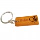  Paw Print Heart Key Ring 