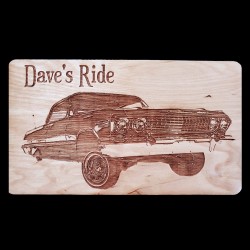 Wood Engraved Product Photo