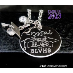 Class of 2023 Graduation Necklace for her
