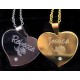 Stainless steel Gold Rose Heart Name Necklace 