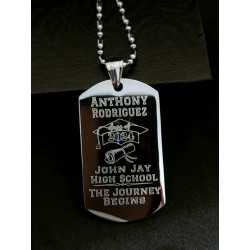 Class of 2024 Dog Tag Necklace 