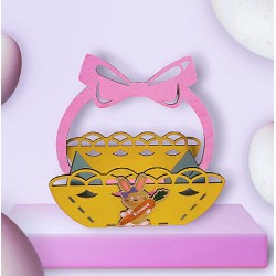 Personlized Easter bunny and basket