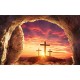 The crucifixion and resurrection Easter Story 