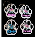 Personalized Paw Print Ornament